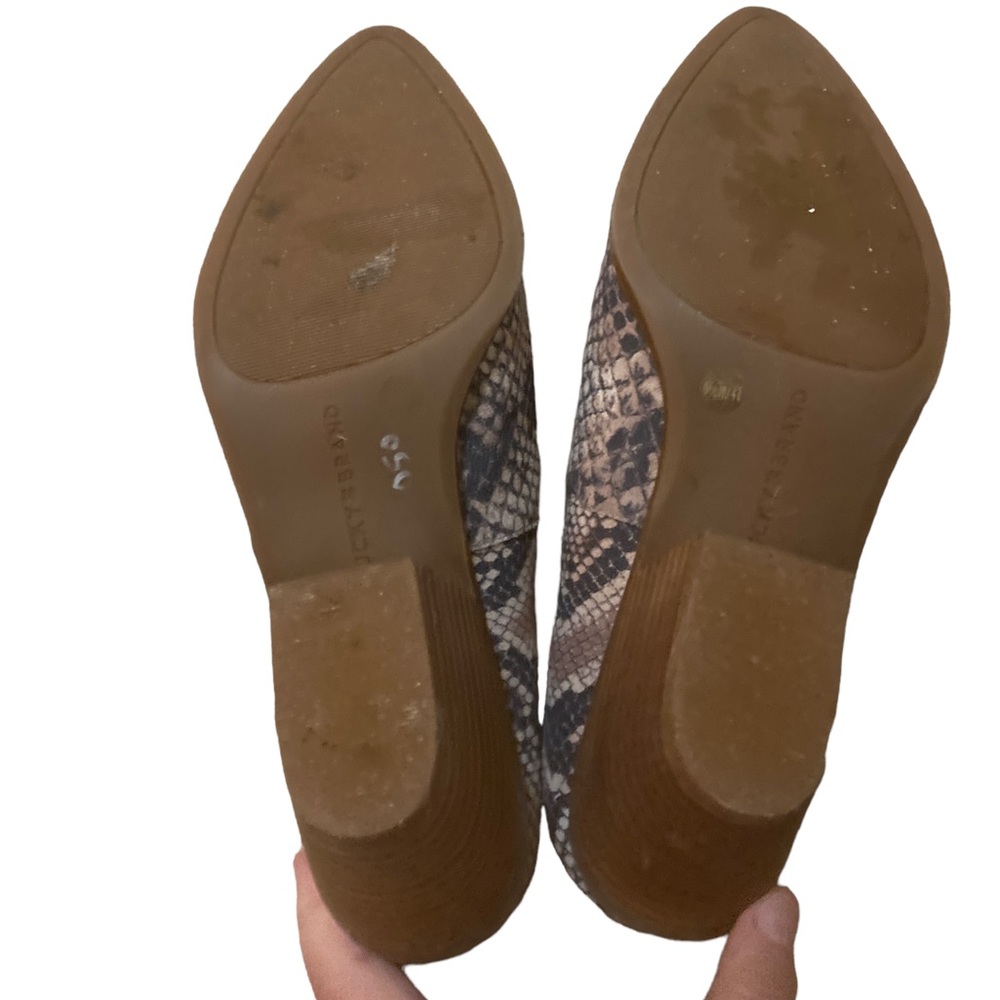 Lucky Brand Reptile Print Booties- Only worn once- Sz 9.5- Perfect Condition! - Picture 5 of 7